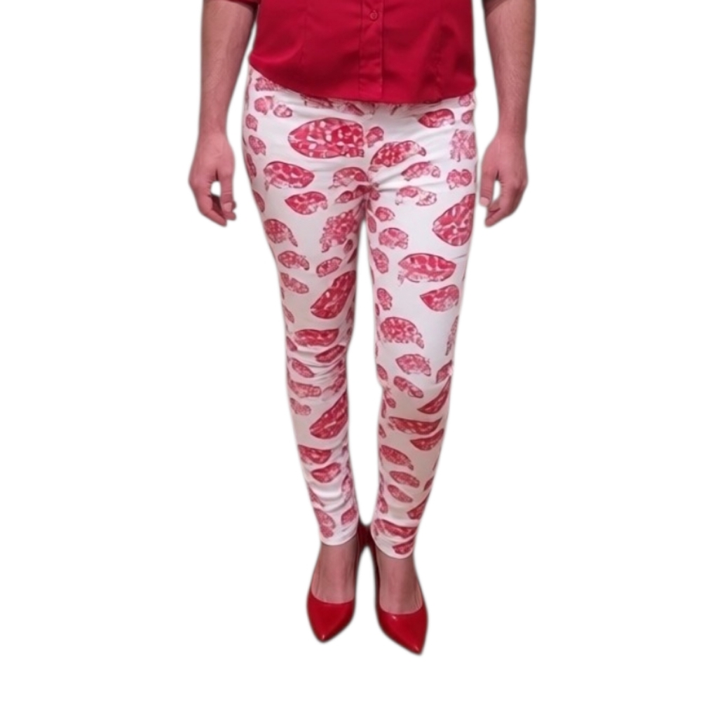 J.W. Anderson X Topshop Red and White Turtle Patterned Fabric
